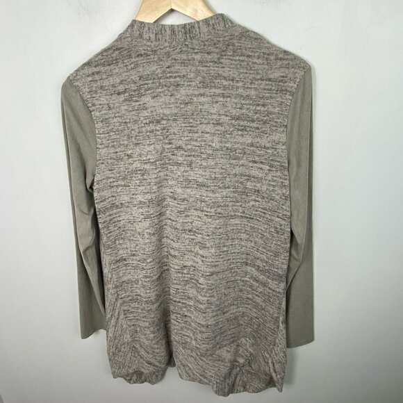 LOGO by Lori Goldstein Sweater Jacket Oversized Size XS Style A266500 Shacket - Picture 10 of 12